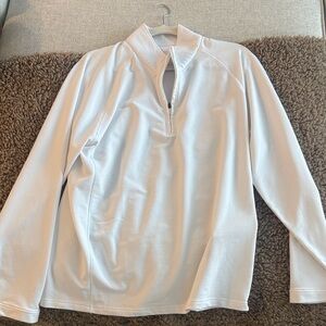 Bonobos Cream Quarter-Zip Pullover